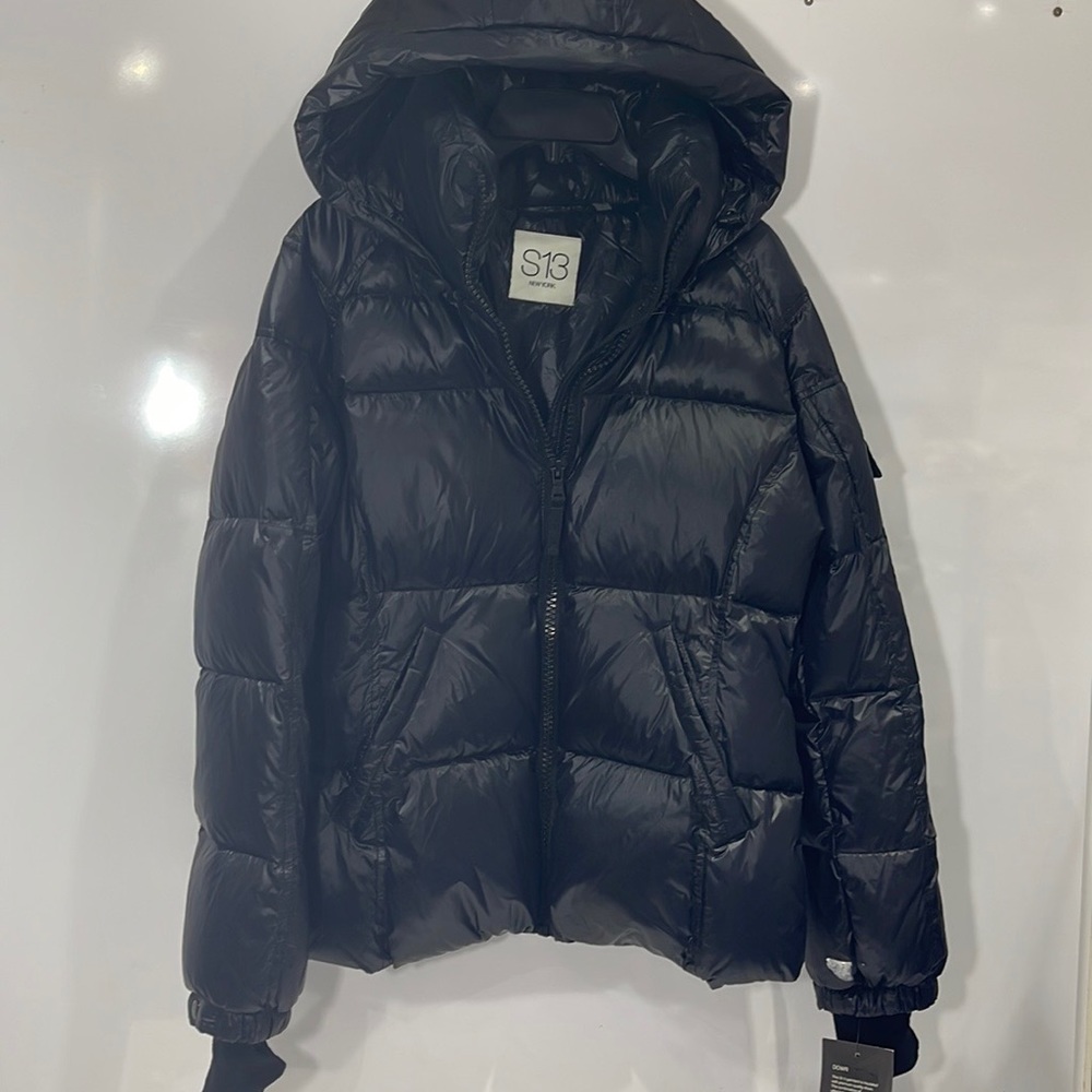 BNWT S13 Women's Gloss Kylie Down Puffer Hooded Jacket XL